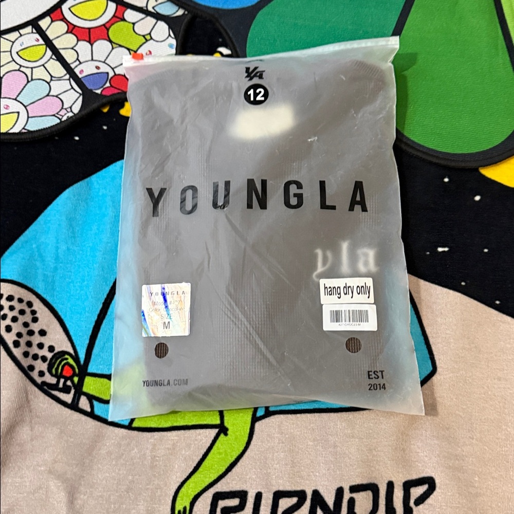 YoungLA Thermal Oversized Shirt Chocolate - Picture 14 of 15